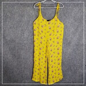 Blue Life Jumpsuit Xs Cottagecore Guaze Crinkle Crepe Wide Leg Prairie Feminine